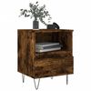 vidaXL Κομοδίνο Καπνιστή Δρυς 40 x 35 x 50 εκ. από Επεξεργ. Ξύλο