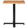 vidaXL Τραπέζι Bistro Live Edge 70x70x75 εκ. από Μασίφ Ξύλο Ακακίας