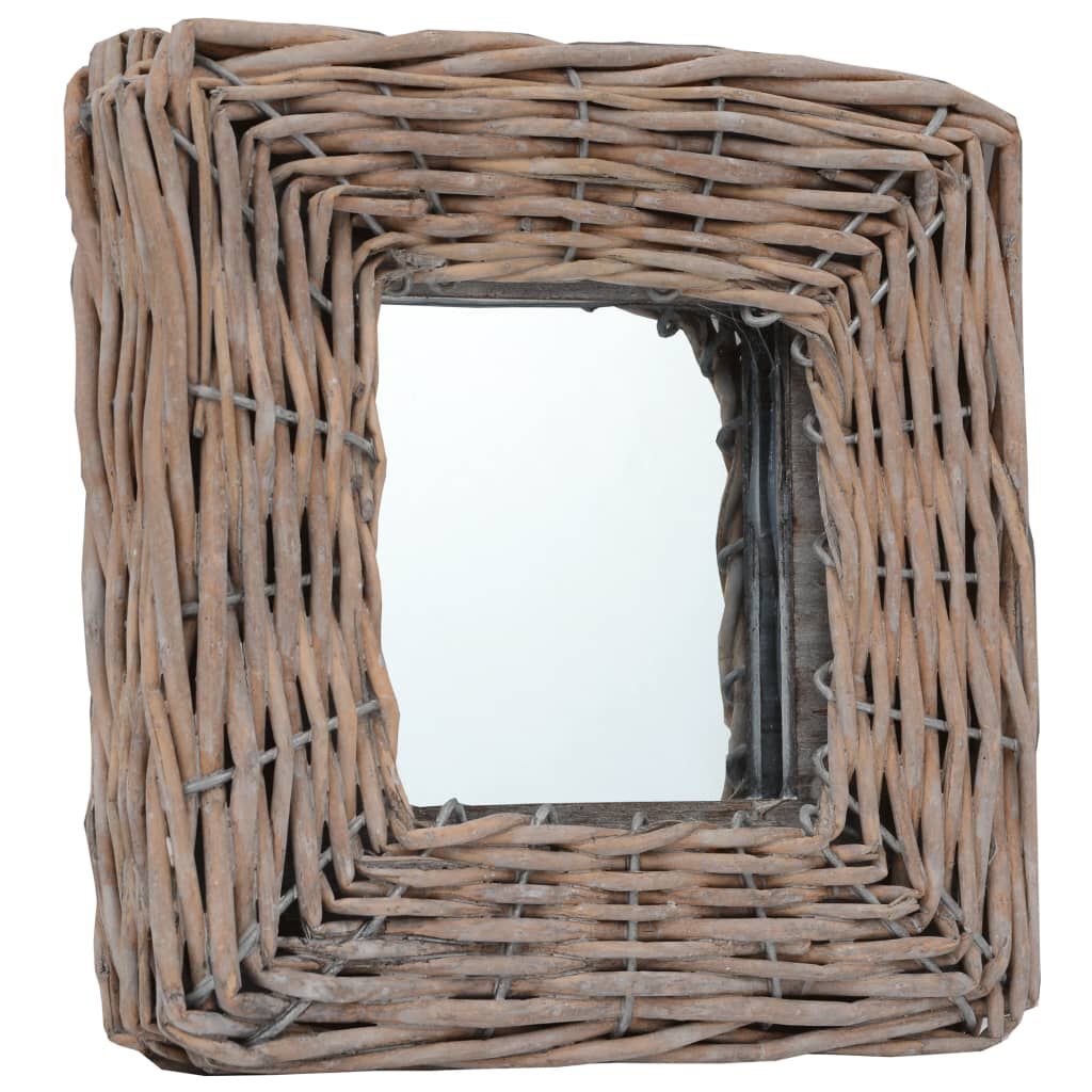 vidaXL Καθρέφτες 3 τεμ. 15 x 15 εκ. από Wicker