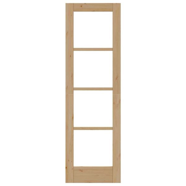 vidaXL Εσωτερική Πόρτα με Γυαλί ORKDAL Καφέ 61 x 198.5 εκ.