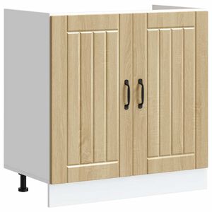 vidaXL &Nu;&tau;&omicron;&upsilon;&lambda;ά&pi;&iota; &beta;ά&sigma;&eta;&sigmaf; &nu;&epsilon;&rho;&omicron;&chi;ύ&tau;&eta; "Lucca" Sonoma Oak Engineered Wood