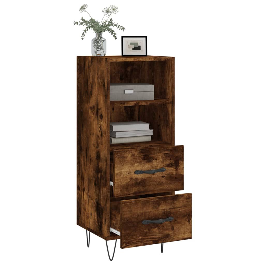 vidaXL Ντουλάπι Καπνιστή Δρυς 34,5 x 34 x 90 εκ. Επεξεργασμένο Ξύλο