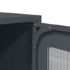 vidaXL Έπιπλο Τηλεόρασης Ανθρακί 68x39x60,5 εκ. από Χάλυβα