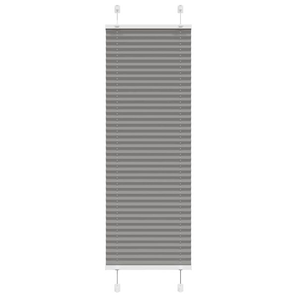 vidaXL Πλισέ περσίδα Ανθρακί 40x150 cm Πλάτος υφάσματος 39,4 cm