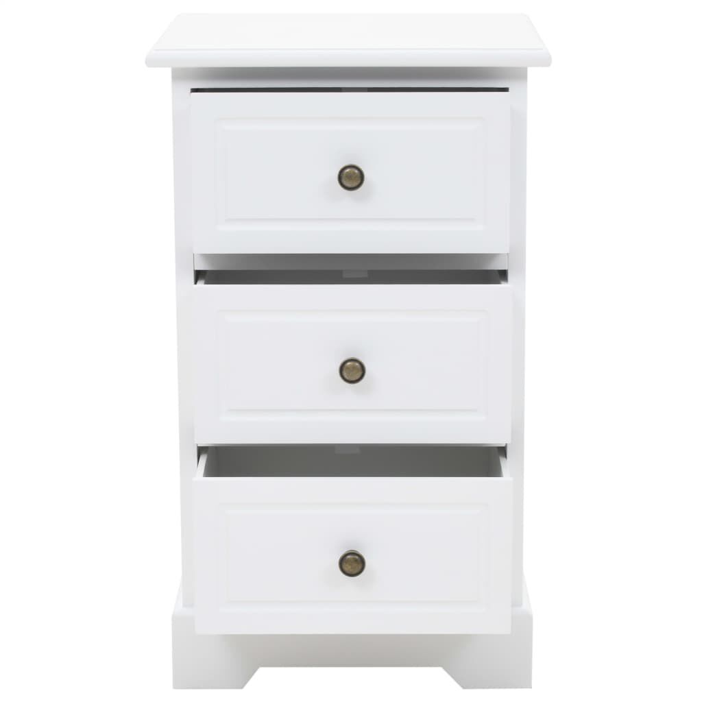 vidaXL Κομοδίνο 35 x 32 x 59 εκ. από MDF και Ξύλο Πεύκου
