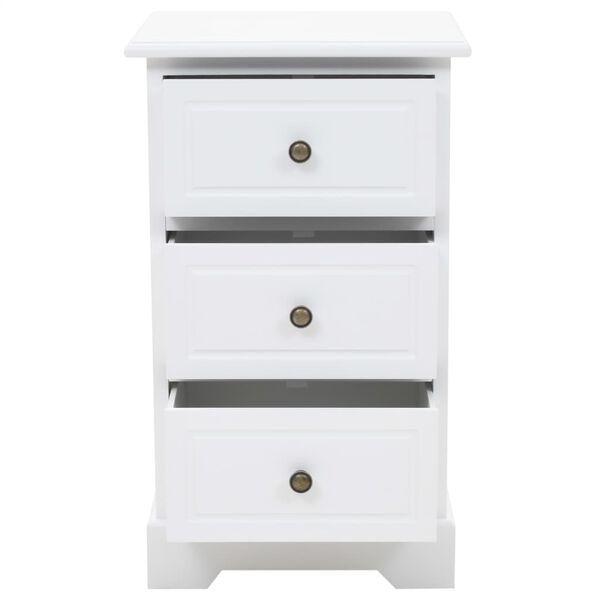 vidaXL Κομοδίνο 35 x 32 x 59 εκ. από MDF και Ξύλο Πεύκου