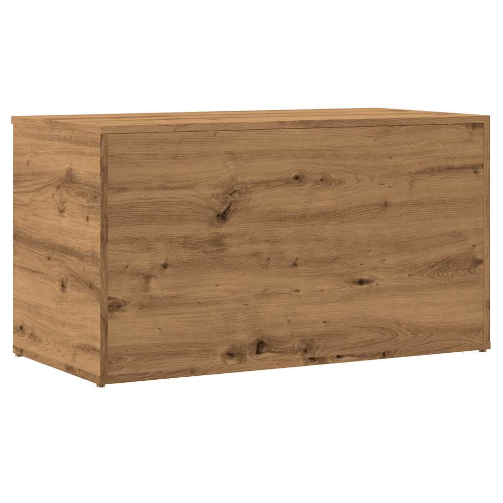vidaXL Μπαούλο Αποθήκευσης Δρυς τεχνίτης 84 x 42 x 46 εκ