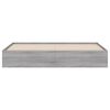 vidaXL Πλαίσιο Κρεβατιού με συρτάρια Γκρι sonoma 180x200εκ. Επεξ. Ξύλο