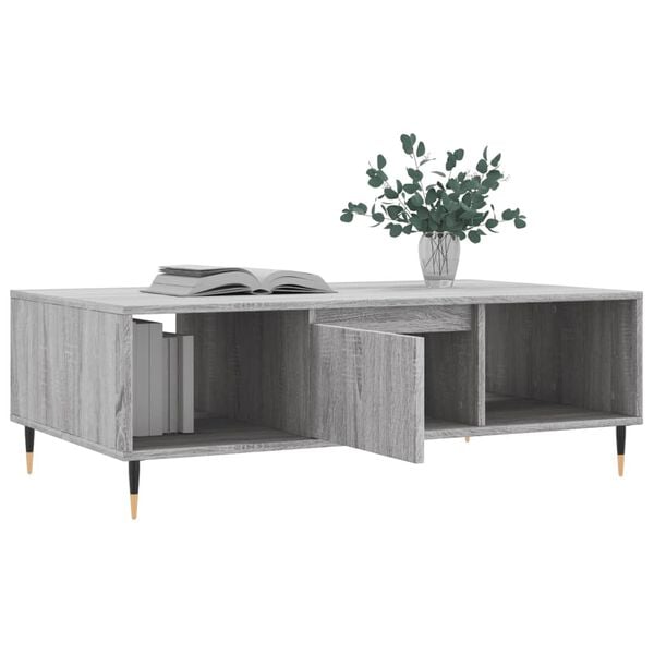 vidaXL Τραπεζάκι Σαλονιού Γκρι Sonoma 104x60x35 εκ. Επεξεργασμένο Ξύλο