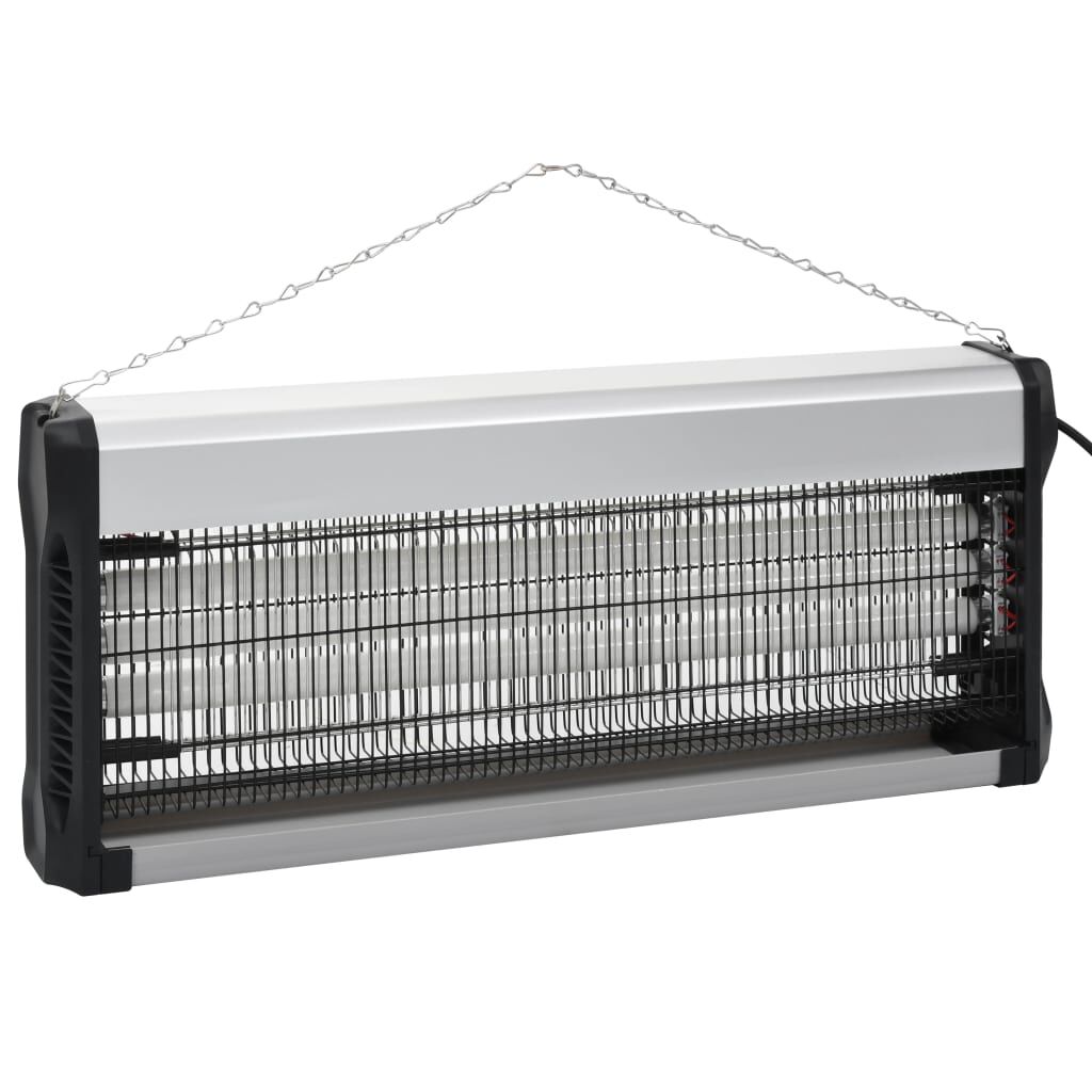 vidaXL Εντομοπαγίδα Ηλεκτρική 60 W Μαύρη από Αλουμίνιο και ABS