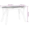 vidaXL Τραπέζι Κήπου 150 x 90 x 75 εκ. από Μασίφ Ξύλο Ακακίας