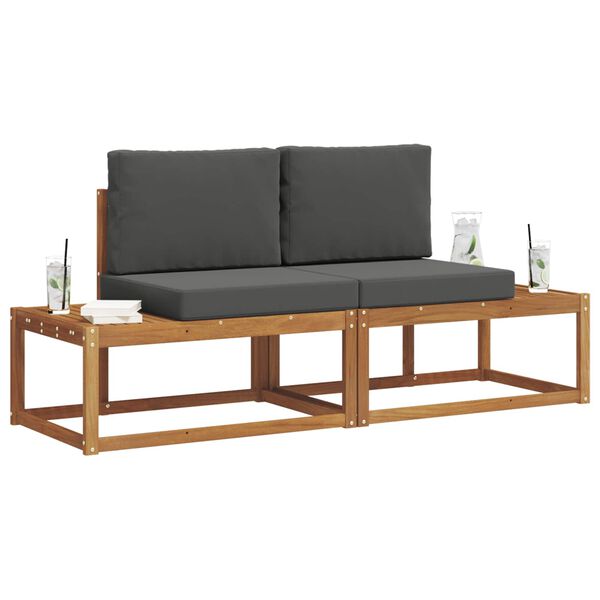 vidaXL &Sigma;&epsilon;&iota;&rho;ά &Kappa;&alpha;&nu;&alpha;&pi;έ &Epsilon;&xi;&omega;&tau;&epsilon;&rho;&iota;&kappa;&omicron;ύ &mu;&epsilon; &mu;&alpha;&xi;&iota;&lambda;ά&rho;&iota; 2 pcs &Phi;&upsilon;&sigma;&iota;&kappa;ό