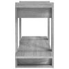vidaXL Βιβλιοθήκη Ραφιέρα Γκρι Sonoma 100x30x51 εκ. Επεξεργασμένο Ξύλο