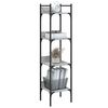 vidaXL Βιβλιοθήκη 4 Επιπέδων Γκρι Sonoma 35x30x138,5 εκ. Επεξεργ. Ξύλο