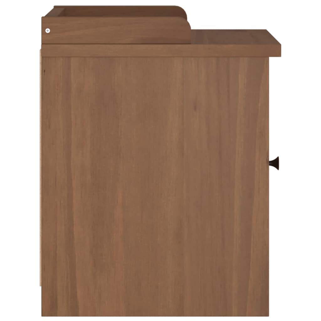 vidaXL Πάγκος διαδρόμου "SANDNES" 45x40x50 εκ.Πεύκο μασίφ ξύλο