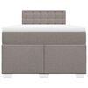 vidaXL &Kappa;&rho;&epsilon;&beta;ά&tau;&iota; Boxspring &mu;&epsilon; &Sigma;&tau;&rho;ώ&mu;&alpha; Taupe 120x190 &epsilon;&kappa;. &Upsilon;&phi;&alpha;&sigma;&mu;ά&tau;&iota;&nu;&omicron;