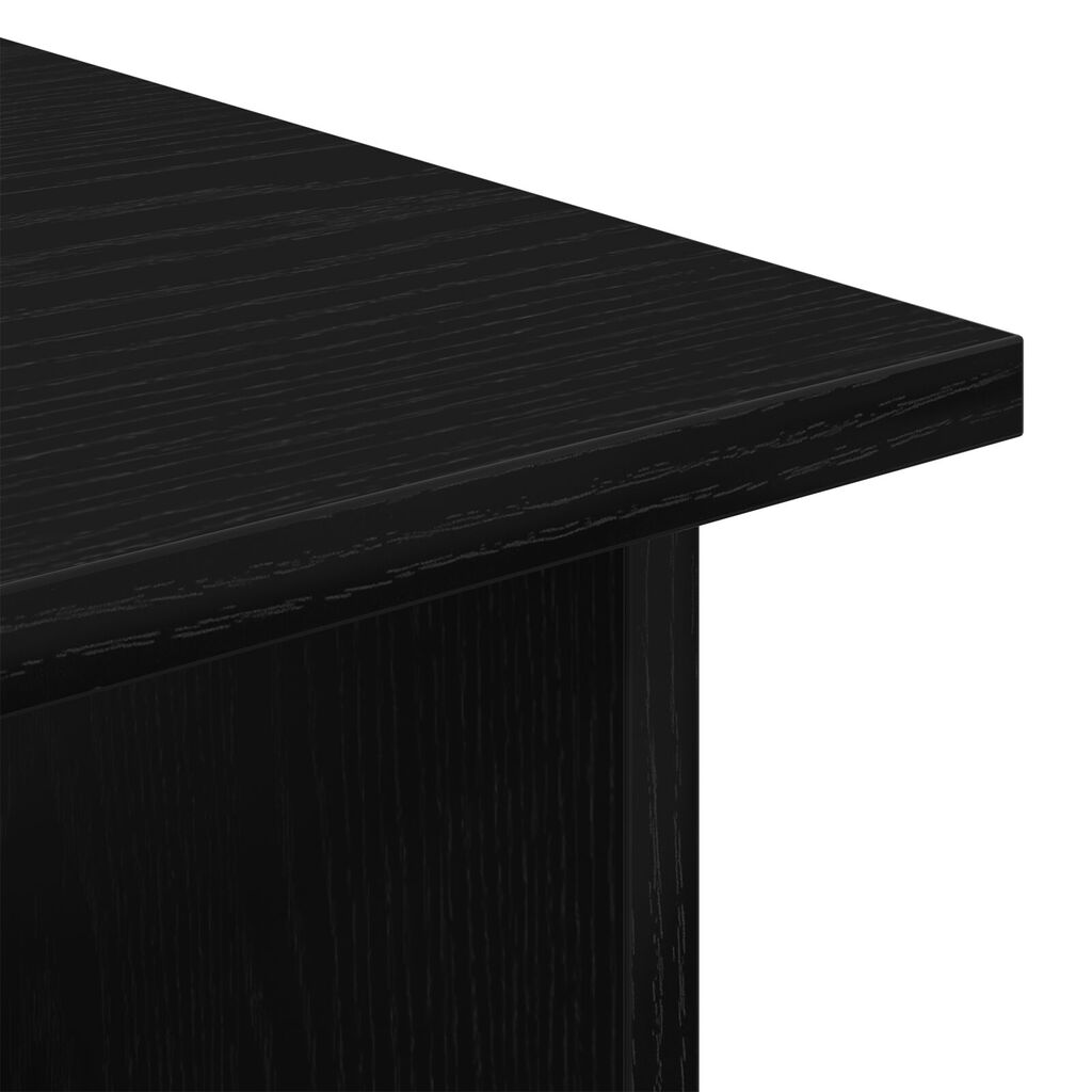 vidaXL Κυλιόμενο Ντουλάπι Μαύρη Δρυς 60x45x55 εκ - Επεξεργασμένο Ξύλο