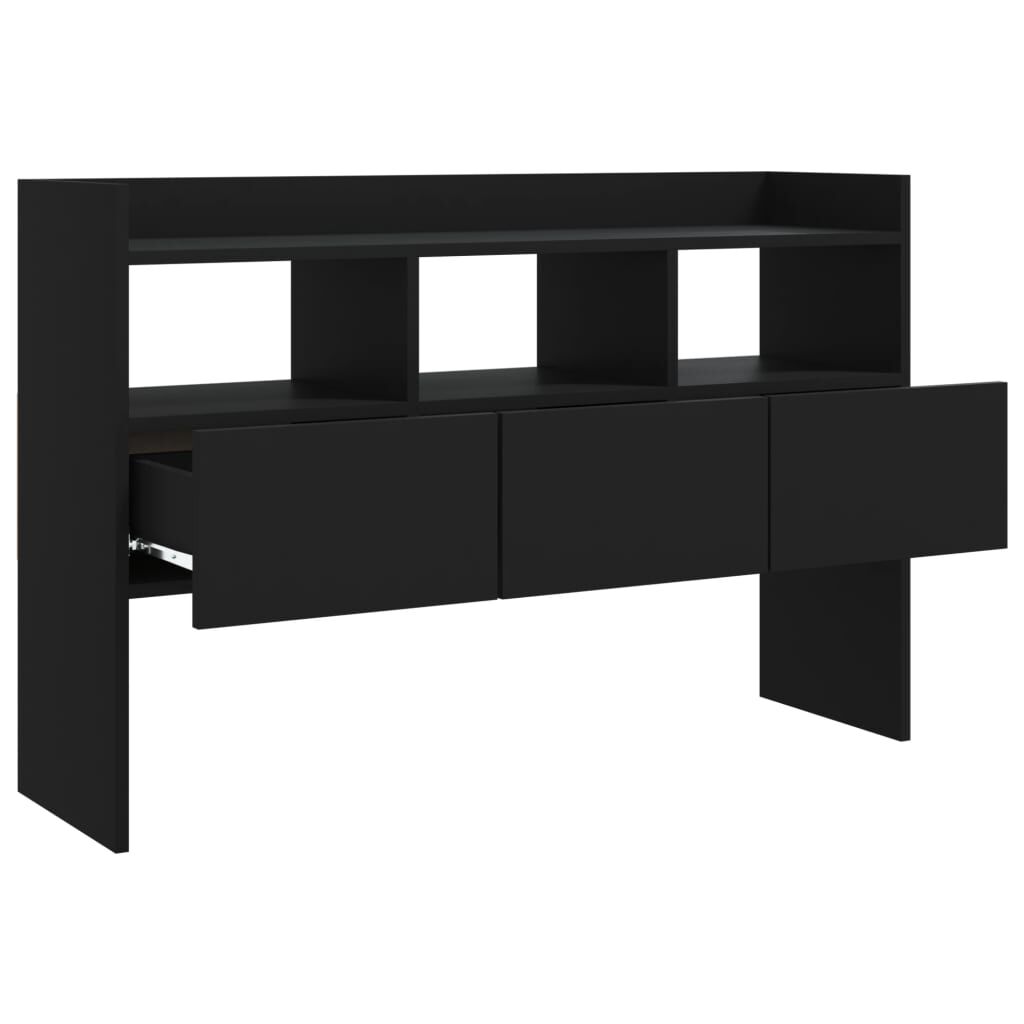 vidaXL Μπουφές Μαύρος 105 x 30 x 70 εκ. από Επεξ. Ξύλο