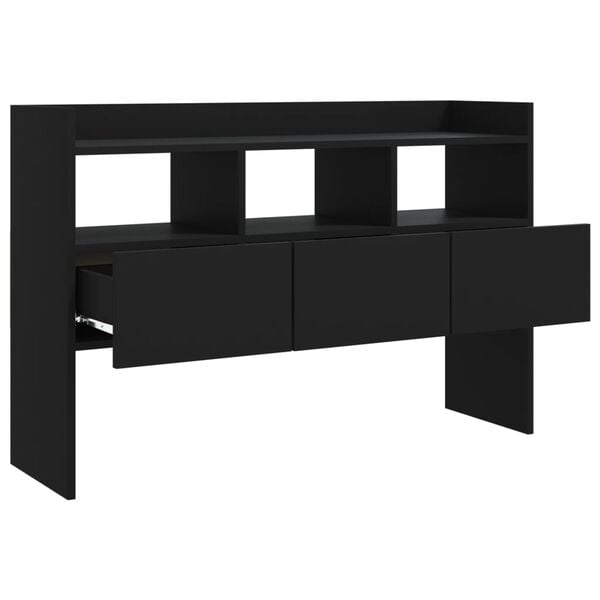 vidaXL Μπουφές Μαύρος 105 x 30 x 70 εκ. από Επεξ. Ξύλο