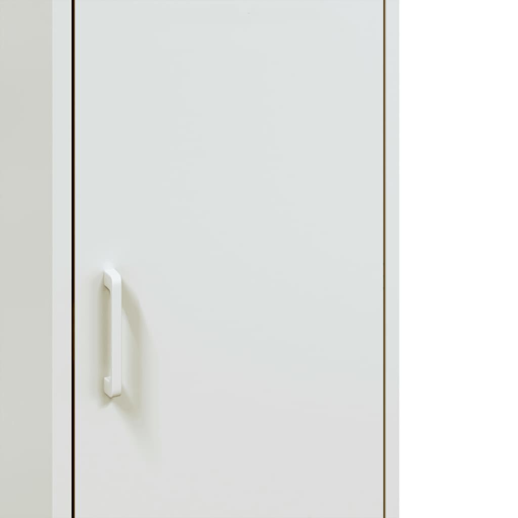 vidaXL Ντουλάπι Λευκό 36x39x113 εκ. από Ατσάλι