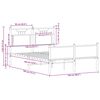 vidaXL Πλαίσιο Κρεβατιού Χωρ. Στρώμα Sonoma Δρυς 120x190 εκ Επ. Ξύλο