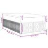 vidaXL Κρεβάτι Boxspring με Στρώμα Κρεμ 120x200 εκ. Υφασμάτινο