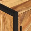 vidaXL Ντουλάπι Μπάνιου Επιτοίχιο 55x35x60 εκ. Μασίφ Ακακία/Σίδερο