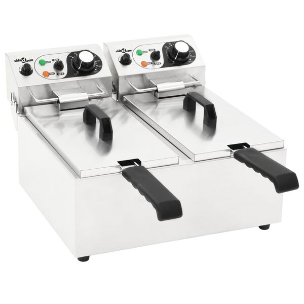 vidaXL &Phi;&rho;&iota;&tau;έ&zeta;&alpha; &Delta;&iota;&pi;&lambda;ή &Eta;&lambda;&epsilon;&kappa;&tau;&rho;&iota;&kappa;ή 12 &Lambda;ί&tau;&rho;&alpha; 4000 W &alpha;&pi;ό &Alpha;&nu;&omicron;&xi;&epsilon;ί&delta;&omega;&tau;&omicron; &Alpha;&tau;&sigma;ά&lambda;&iota;