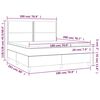 vidaXL &Kappa;&rho;&epsilon;&beta;ά&tau;&iota; Boxspring &mu;&epsilon; &Sigma;&tau;&rho;ώ&mu;&alpha; &Mu;&alpha;ύ&rho;&omicron; 180x200&epsilon;&kappa;.&alpha;&pi;ό &Sigma;&upsilon;&nu;&theta;&epsilon;&tau;&iota;&kappa;ό &Delta;έ&rho;&mu;&alpha;