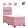 vidaXL &Kappa;&rho;&epsilon;&beta;ά&tau;&iota; Boxspring &mu;&epsilon; &Sigma;&tau;&rho;ώ&mu;&alpha; &Rho;&omicron;&zeta; 90x200 &epsilon;&kappa;. &Beta;&epsilon;&lambda;&omicron;ύ&delta;&iota;&nu;&omicron;