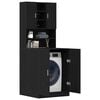 vidaXL Ντουλάπι πλυντηρίου 2 pcs Μαύρη δρυς 70.5 x 71.5 x 181.5 εκ