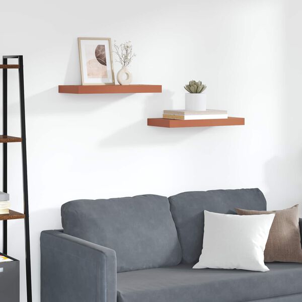 vidaXL &Rho;ά&phi;&iota; &Tau;&omicron;ί&chi;&omicron;&upsilon; 2 pcs &Kappa;ό&kappa;&kappa;&iota;&nu;&omicron; 50 x 23 x 4 &epsilon;&kappa;. &Epsilon;&pi;&epsilon;&xi;&epsilon;&rho;&gamma;&alpha;&sigma;&mu;έ&nu;&omicron; &xi;ύ&lambda;&omicron;