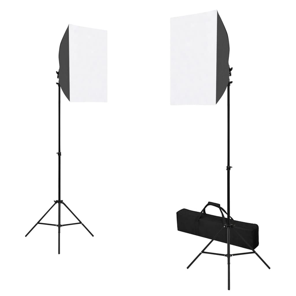 vidaXL Κιτ Φωτογραφικού Στούντιο με Φώτα Softbox & Ανακλαστήρα
