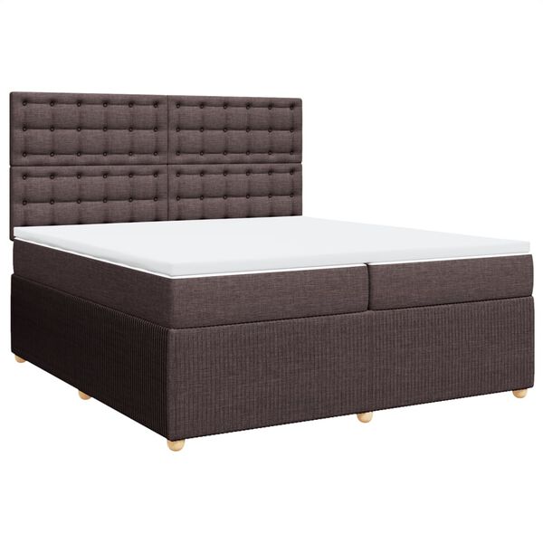 vidaXL &Kappa;&rho;&epsilon;&beta;ά&tau;&iota; Boxspring &mu;&epsilon; &Sigma;&tau;&rho;ώ&mu;&alpha; &Sigma;&kappa;&omicron;ύ&rho;&omicron; &Kappa;&alpha;&phi;έ 200x200 &epsilon;&kappa;. &Upsilon;&phi;&alpha;&sigma;&mu;ά&tau;&iota;&nu;&omicron;