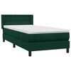 vidaXL Box Spring &kappa;&rho;&epsilon;&beta;ά&tau;&iota; &mu;&epsilon; &sigma;&tau;&rho;ώ&mu;&alpha; &sigma;&kappa;&omicron;ύ&rho;&omicron; &pi;&rho;ά&sigma;&iota;&nu;&omicron; 80x220&epsilon;&kappa;. &Beta;&epsilon;&lambda;&omicron;ύ&delta;&iota;&nu;&omicron;