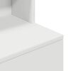 vidaXL Κομοδίνο Λευκό 39x35x125 εκ. από Επεξεργασμένο Ξύλο