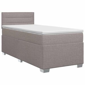 vidaXL &Kappa;&rho;&epsilon;&beta;ά&tau;&iota; box spring &mu;&epsilon; &sigma;&tau;&rho;ώ&mu;&alpha; Taupe 80 x 200 cm Ύ&phi;&alpha;&sigma;&mu;&alpha;