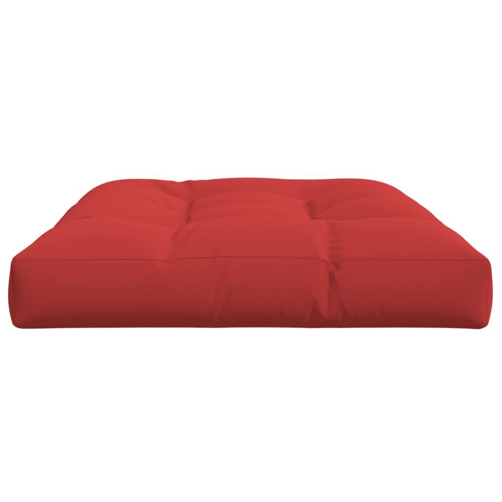 vidaXL Μαξιλάρι Καναπέ Παλέτας Κόκκινο 120 x 80 x 12 εκ. Υφασμάτινο