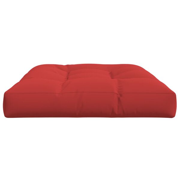 vidaXL Μαξιλάρι Καναπέ Παλέτας Κόκκινο 120 x 80 x 12 εκ. Υφασμάτινο