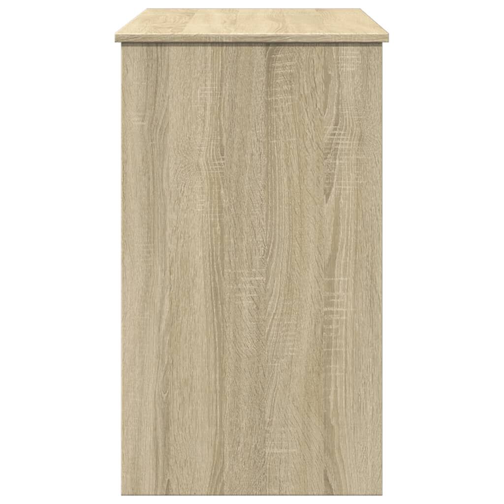 vidaXL Μπουντουάρ με Καθρέφτη Sonoma Δρυς 100x45x76 εκ.