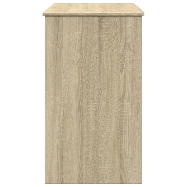 vidaXL Μπουντουάρ με Καθρέφτη Sonoma Δρυς 100x45x76 εκ.