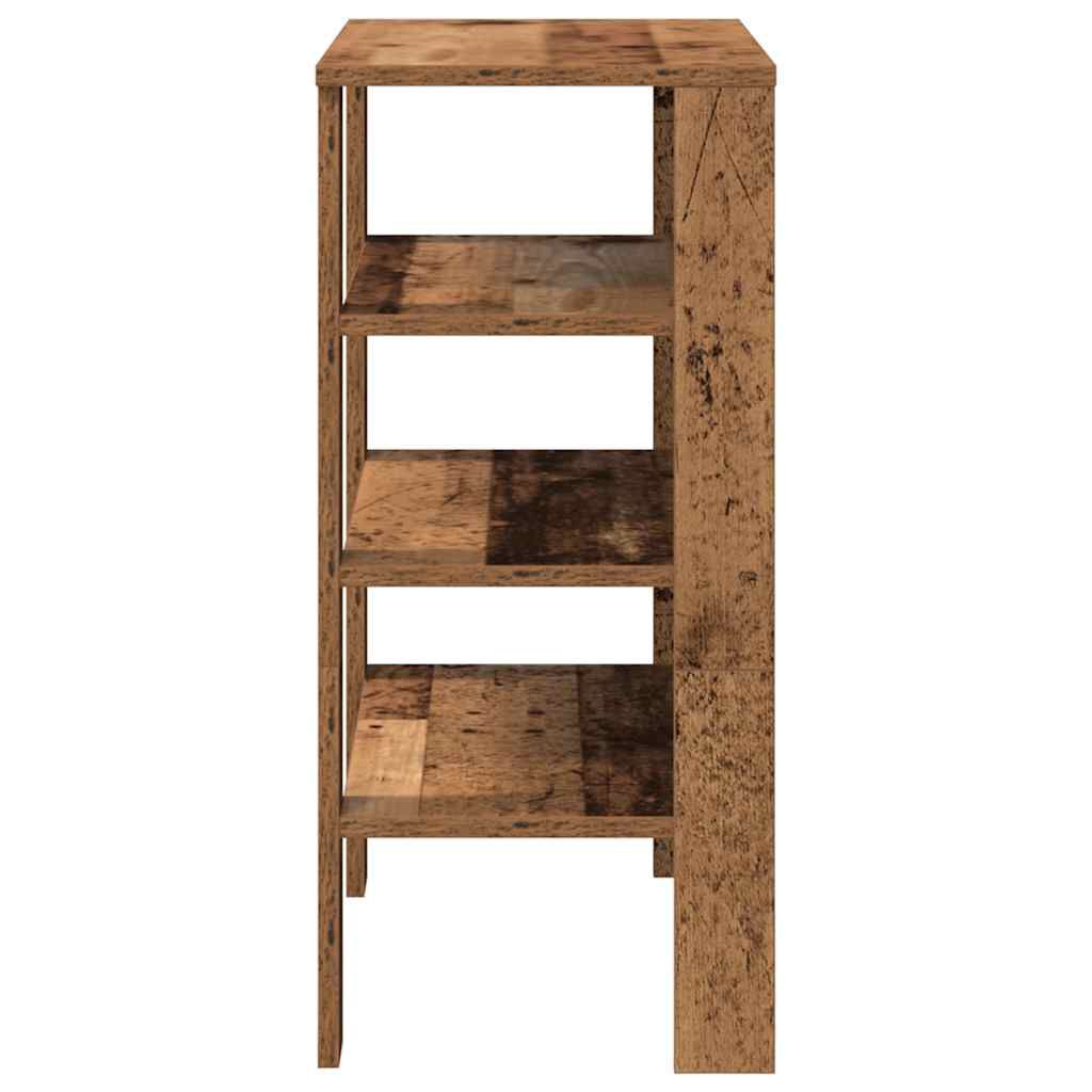 Ράφι παπουτσιών vidaXL Παλιό ξύλο 61x32x70 cm Κατασκευασμένο ξύλο