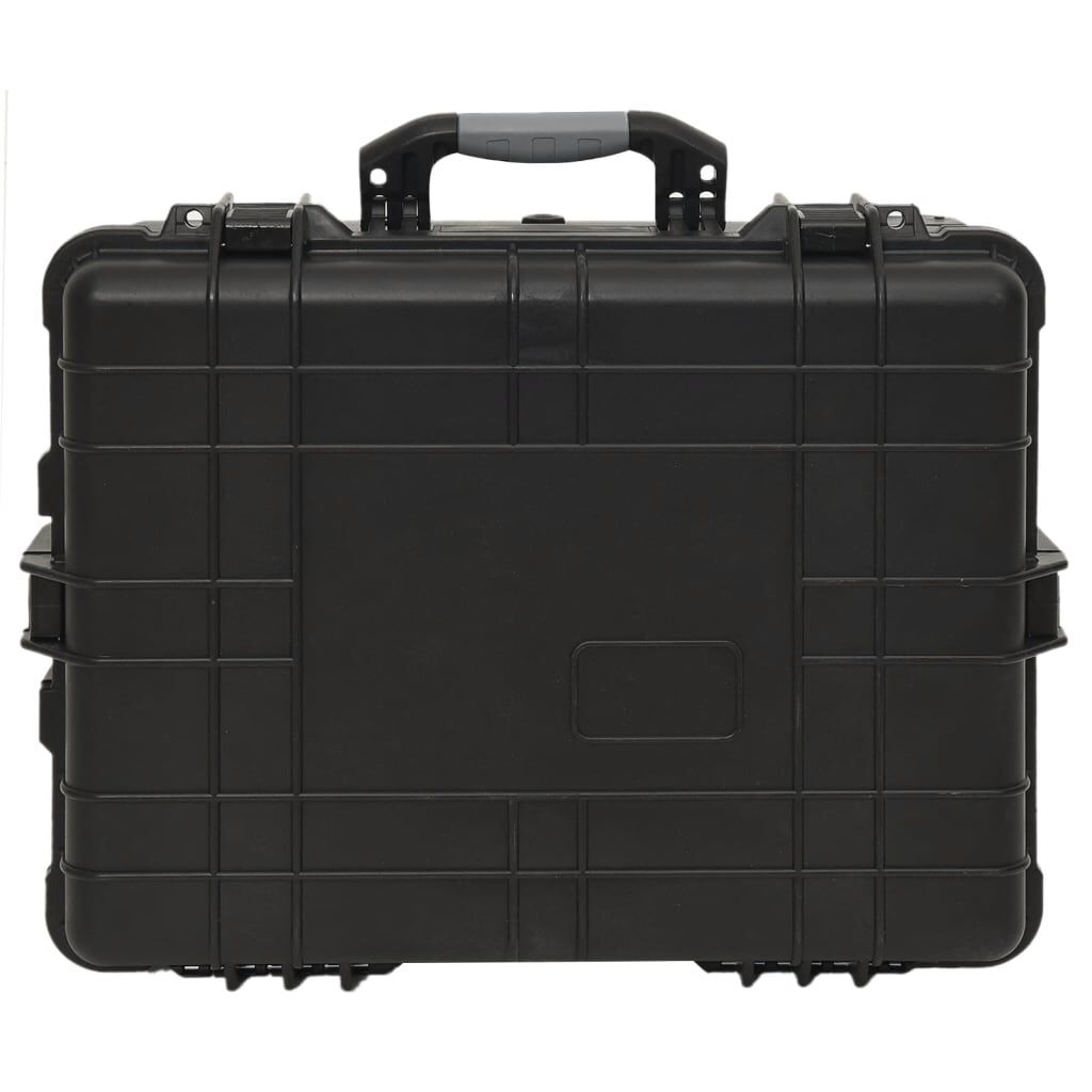 vidaXL Θήκη Πτήσης με Ρόδες Μαύρη 58 x 45 x 27 εκ. από Πολυπροπυλένιο