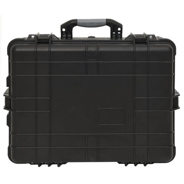 vidaXL Θήκη Πτήσης με Ρόδες Μαύρη 58 x 45 x 27 εκ. από Πολυπροπυλένιο