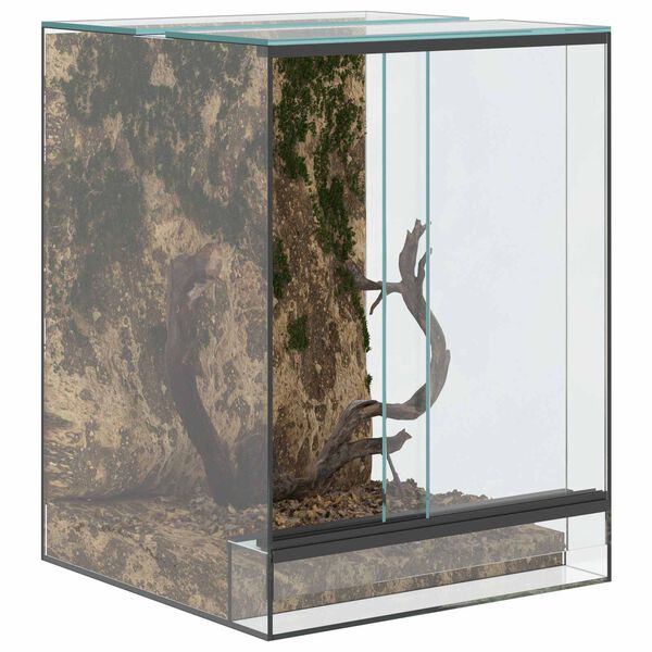 vidaXL Terrarium &mu;&epsilon; &alpha;&pi;&omicron;&theta;ή&kappa;&epsilon;&upsilon;&sigma;&eta; &Delta;&iota;&alpha;&phi;&alpha;&nu;έ&sigmaf; 30 x 30 x 40 cm &Gamma;&upsilon;&alpha;&lambda;ί