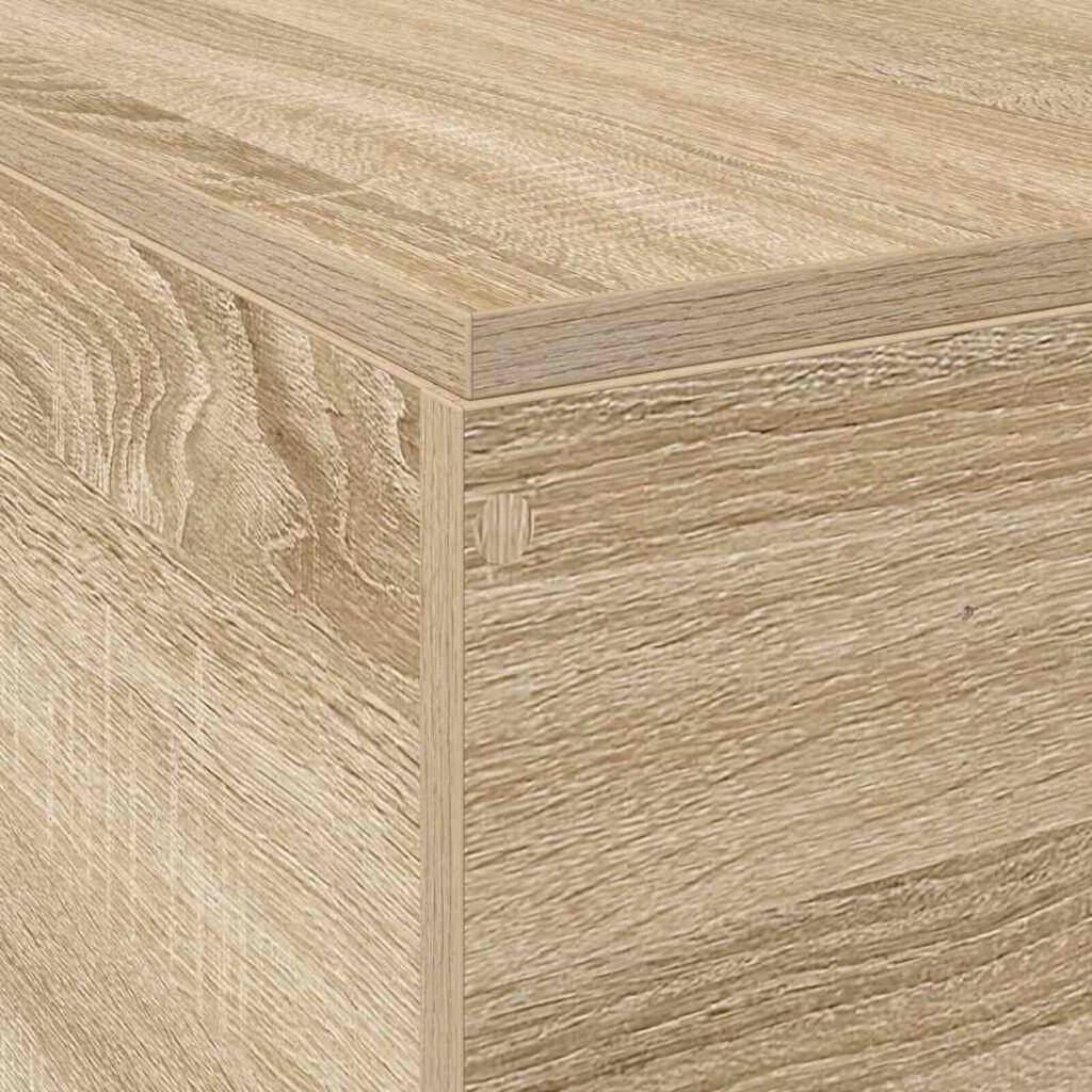 vidaXL Σκελετός Κρεβατιού Sonoma Δρυς 190 x 135 x 31.5 εκ.