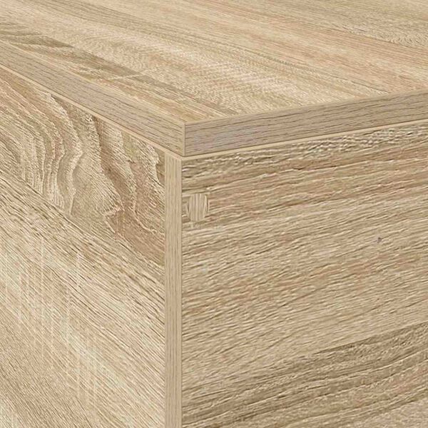 vidaXL Σκελετός Κρεβατιού Sonoma Δρυς 190 x 135 x 31.5 εκ.