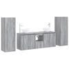 vidaXL &Sigma;&epsilon;&tau; &Epsilon;&pi;ί&pi;&lambda;&omega;&nu; &Mu;&pi;ά&nu;&iota;&omicron;&upsilon; 5 &tau;&mu;&chi;. &Gamma;&kappa;&rho;&iota; Sonoma 33 x 34,5 x 100 &epsilon;&kappa;