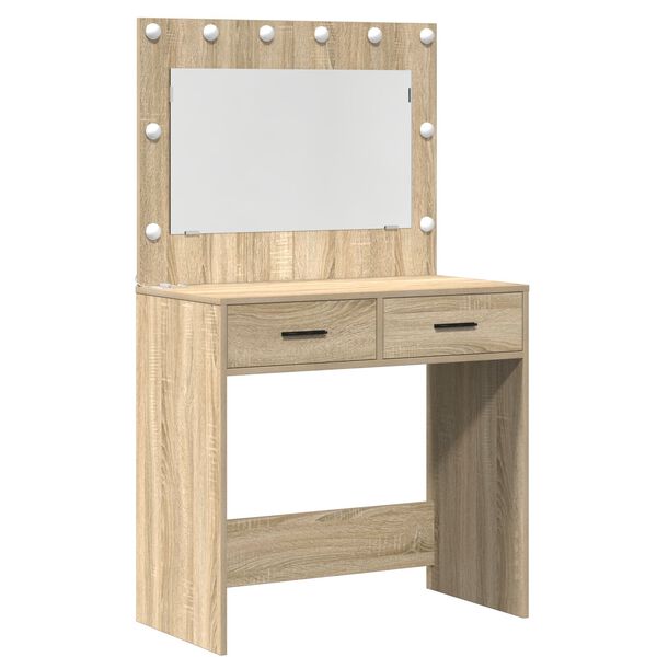 vidaXL Τραπέζι περιποίησης Καφέ 78.5 x 41 x 135 εκ Επεξεργασμένο ξύλο