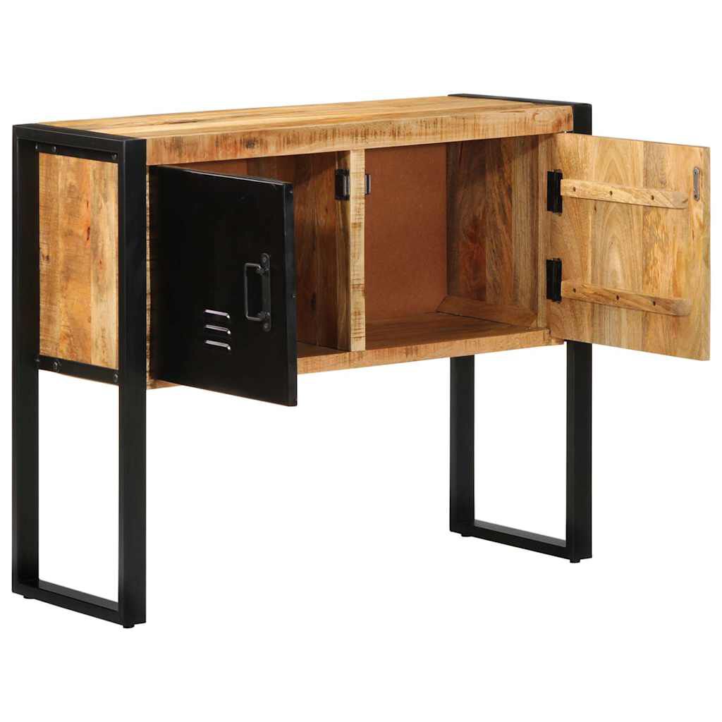 vidaXL Ντουλάπι κονσόλας 90x35x75 cm Μασίφ ακατέργαστο ξύλο Μάνγκο